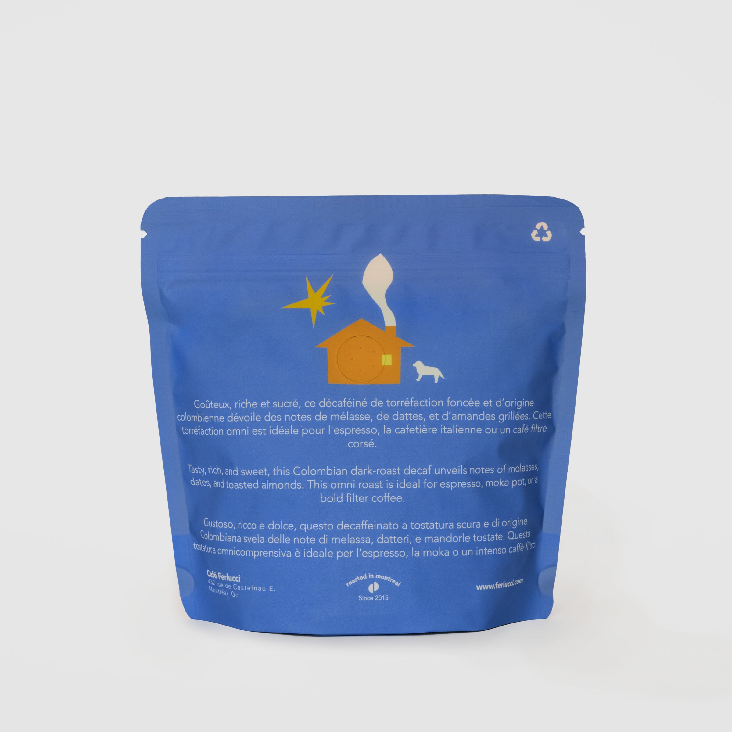 Ferlucci San Lorenzo Decaf Beans 300g