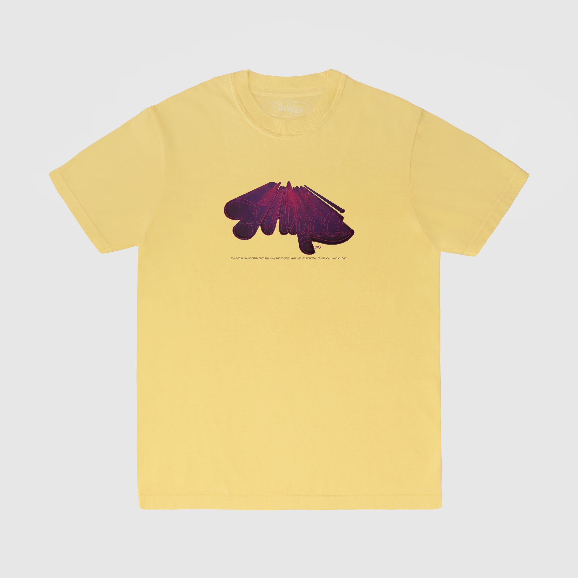 Ferlucci 80's Fluo T-Shirt Heritage Collection Butter