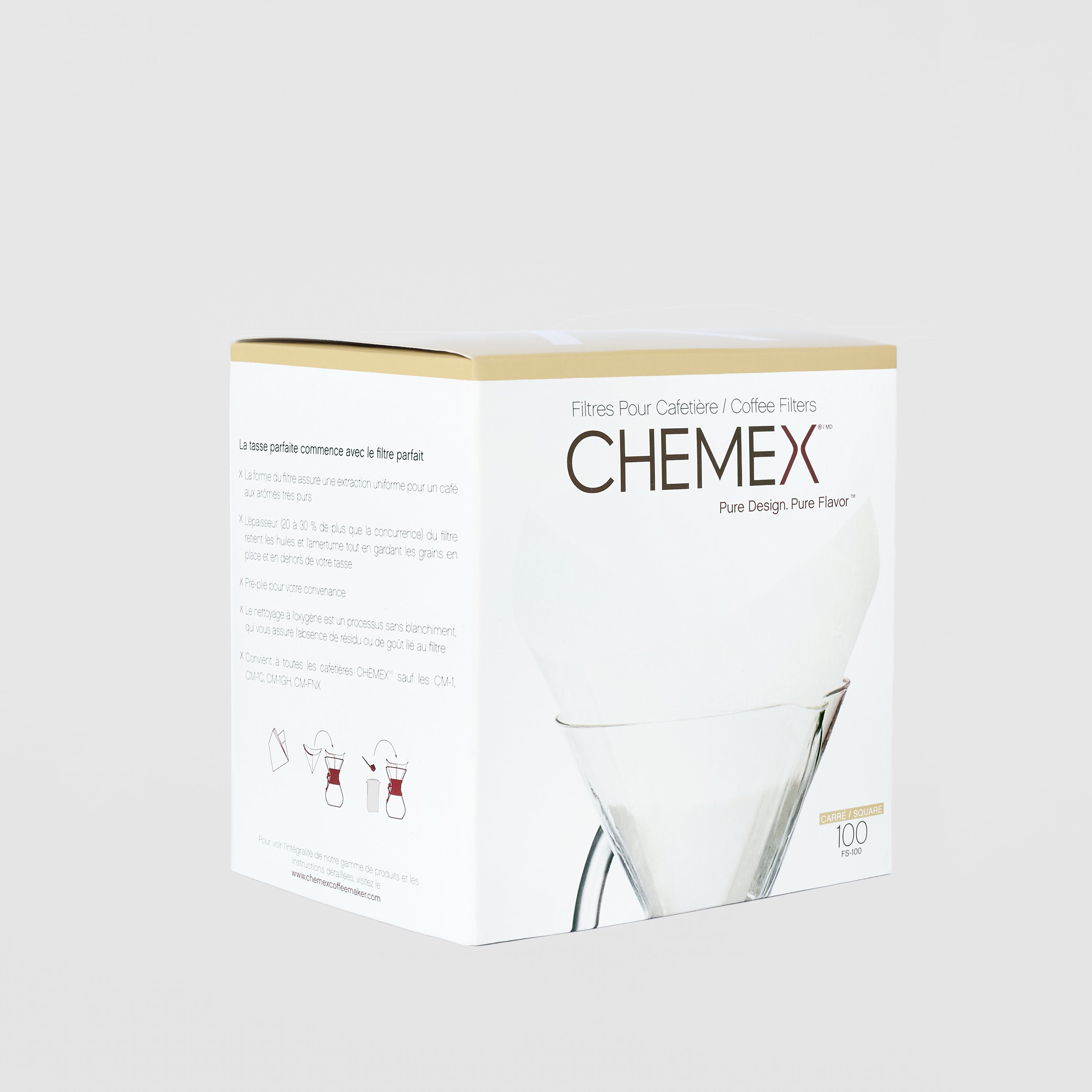 CHEMEX® Circle Filters 100-Pack